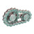Chain Gyro Fingertip Gyro EDC Metal Toy Gear Sprocket Flywheel, Colour: Gun Plated