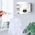 Clothesline Indoor Telescopic Hanger Clothes Rope Non-Slip Outdoor Clothesline(White)