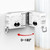 Clothesline Indoor Telescopic Hanger Clothes Rope Non-Slip Outdoor Clothesline(White)