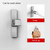 Clothesline Indoor Telescopic Hanger Clothes Rope Non-Slip Outdoor Clothesline(White)