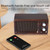 D60 Subwoofer Wooden Bluetooth 4.2 Speaker, Support TF Card & 3.5mm AUX & U Disk Play(Walnut)