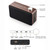 W5A Subwoofer Fabric Wooden Touch Bluetooth Speaker, Support TF Card & U Disk & 3.5mm AUX(Yellow Wood)