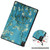For Lenovo Tab P11 (TB-J606F) Custer Painted Pattern Horizontal Flip Smart Flat PU Leather Case with Sleep / Wake-up Function & 3-Fold Holder(Apricot Blossom)