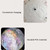1W 3D Moon Lamp Children Gift Table Lamp Painted Starry Sky LED Night Light, Light color: 8cm Pat Control 7-colors
