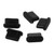 20 PCS Silicone Anti-Dust Plugs for USB-C / Type-C Port(Black)