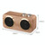 Q7 Subwoofer Wooden Bluetooth Speaker, Support TF Card & U Disk & 3.5mm AUX(Walnut)
