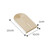 Water Ripple Cutting Board Afternoon Tea Snack Plate Photo Props Small (Beige)