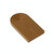 Water Ripple Cutting Board Afternoon Tea Snack Plate Photo Props Small (Warm Brown)