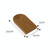 Water Ripple Cutting Board Afternoon Tea Snack Plate Photo Props Small (Warm Brown)