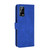 For OPPO Realme V5 / Realme Q2 Solid Color Skin Feel Magnetic Buckle Horizontal Flip Calf Texture PU Leather Case with Holder & Card Slots & Wallet(Blue)