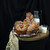 Coffee FZMB-19 Dark Simulation Chocolate Bread Gourmet Photography Props Baking Shop Window Display