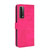 For Huawei P Smart 2021 / Y7A Solid Color Skin Feel Magnetic Buckle Horizontal Flip Calf Texture PU Leather Case with Holder & Card Slots & Wallet(Rose Red)