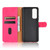 For Huawei P Smart 2021 / Y7A Solid Color Skin Feel Magnetic Buckle Horizontal Flip Calf Texture PU Leather Case with Holder & Card Slots & Wallet(Rose Red)