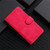 For Huawei P Smart 2021 / Y7A Solid Color Skin Feel Magnetic Buckle Horizontal Flip Calf Texture PU Leather Case with Holder & Card Slots & Wallet(Rose Red)