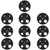 10 PCS Camera Lens Cover for Nokia C5 Endi (Black)