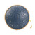 15-Tone Ethereal Drum 14-Inch Steel Tongue Drum Hollow Drum Sanskrit Drummer Disc(Navy Blue)