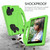 For iPad Mini 5/4/3/2/1 EVA Material Children Flat Anti Falling Cover Protective Shell With Thumb Bracket(Green)