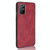 For OnePlus 8T Shockproof Sewing Cow Pattern Skin PC + PU + TPU Case(Red)