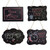 2 PCS Double-Sided Lanyard Wooden Small Blackboard Home Decoration Message Simple Listing(Square 30x21cm)