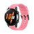 For Huawei Watch GT 3 46mm/GT Runner 22mm Silicone Black Buckle Watch Band(Pink)