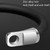 Bicycle Ring Lock Anti-Theft Lock Bicycle Portable Mini Safety Lock Racket Lock Bold Cable Lock, Colour: Black