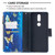 For Nokia 2.4 Colored Drawing Pattern Zipper Horizontal Flip Leather Case with Holder & Card Slots & Wallet(Gold Butterfly)