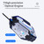 iMICE T80 7 Keys 3200 DPI Macro Programming Mechanical Gaming Wired Mouse, Cable Length: 1.8m(Silver Gray)