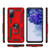 For Samsung Galaxy S20 FE 5G Shockproof TPU + PC Protective Case with 360 Degree Rotating Holder(Black)