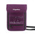 Travel Storage Messenger Passport Bag Multifunctional RFID Anti-Theft Hanging Neck Document Bag Card Bag, Size: 21x16cm(Purple)