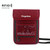 Travel Storage Messenger Passport Bag Multifunctional RFID Anti-Theft Hanging Neck Document Bag Card Bag, Size: 21x16cm(Red)