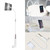 UBN-20 Universal 360 Degrees Rotating Detachable Three-stage Lazy Bracket Mobile Phone / Tablet Desktop Bracket (Grey)