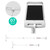 UBN-20 Universal 360 Degrees Rotating Detachable Three-stage Lazy Bracket Mobile Phone / Tablet Desktop Bracket (Grey)