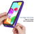 For Samsung Galaxy A41 Starry Sky Solid Color Series Shockproof PC + TPU Protective Case(White)