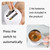 A223 Stainless Steel Automatic Magnetized Coffee Mixing Cup(Brown)