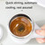 A223 Stainless Steel Automatic Magnetized Coffee Mixing Cup(Brown)