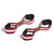 8-shaped Sports Booster Belt Grip Belt Fitness Pull-up Assist Belt Sports Bracer, Size:L(Red) 8-shaped Sports Booster Belt Grip Belt Fitness Pull-up Assist Belt Sports Bracer, Size:L(Red)