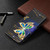 For Samsung Galaxy A42 5G Colored Drawing Pattern Horizontal Flip Leather Case with Holder & Card Slots & Wallet(Golden Butterfly)