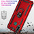 For Huawei Y8s Shockproof TPU + PC Protective Case with 360 Degree Rotating Holder(Red)