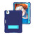 Contrast Color Robot Shockproof Silicon + PC Protective Case with Holder & Pen Slot For iPad Air 2022 / 2020 10.9(Navy Blue+Blue)(Navy Blue+Blue)