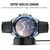 For Samsung Galaxy Watch 3 41mm Smart Watch Steel Bezel Ring, A Version(Blue Ring White Letter)
