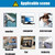 ZGYNK B1042 Portable High-Definition Metal Computer Monitor Display, Size:12.5 inch VGA AV HDMI BNC