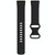 For Fitbit Versa 4 / Versa 3 / Sense 2 / Sense Silicone Watch Band, Size: L(Black)