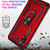 For Samsung Galaxy M01 Shockproof TPU + PC Protective Case with 360 Degree Rotating Holder(Rose Gold)