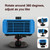 24V Multifunctional Heater For Car 360 Degree Rotating Car Heater, Style:Clip Model