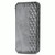 For Motorola Moto G9 Play Cubic Grid Pressed Horizontal Flip Magnetic PU Leather Case with Holder & Card Slots & Wallet(Gray)