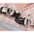 Reflective & Breathable Vest Traction Rope Pet Chest Leash, Size:XS(Pink Grid)