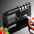 2 PCS Three-Stage Kitchen Sharpener Multi-Function Kitchen Knife Sharpening Stone, Specification:Ordinary Cutter Head, Color:Red+Black