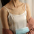 2 PCS Flower Gold-Plated Stainless Steel Hanging Neck Chain Anti-Lost Mask Lanyard(Gold White Flower)