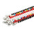 5 PCS Mask Lanyard Handmade Crystal Bead Chain Anti-Drop Hanging Glasses Chain, Color:Black