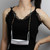 5 PCS Mask Lanyard Handmade Crystal Bead Chain Anti-Drop Hanging Glasses Chain, Color:Black